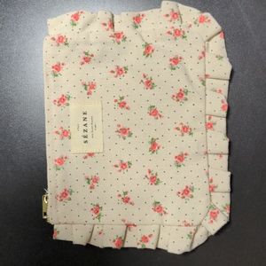 Sezane floral pouch
